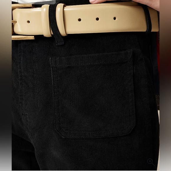 NEW J.Crew Black Sailor Slim Wide Stretch Corduroy Classic Preppy Pants Size 25P - Picture 5 of 11